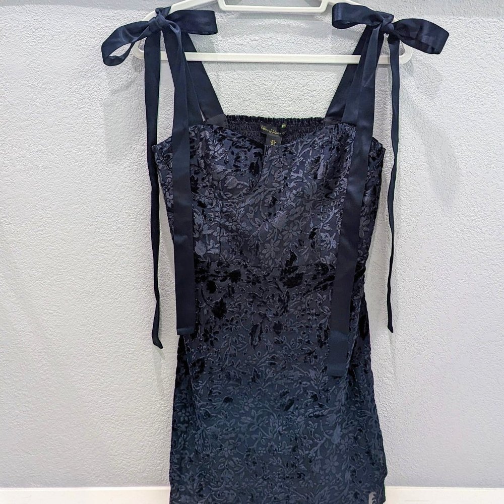 House of Harlow 1960  |  Burnout Velvet Dress